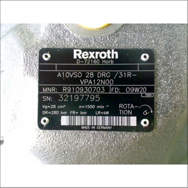 Quality Bosch Rexroth A10VSO10DR 52R-PPA14N00 Variable Displacement Hydraulic Pump wholesale