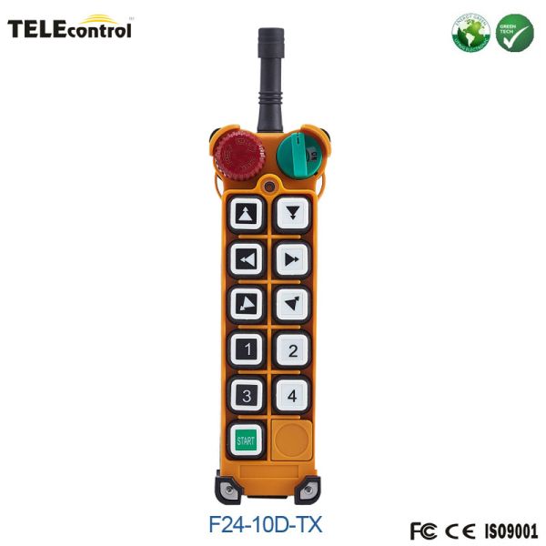 Quality 10 Keys 2 Steps Radio Remote Controller F24-10D Handhold Transmitter With EMS Start Button wholesale