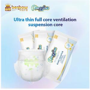 2024 New design printing breathable back sheet velcro diaper