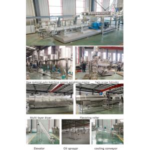 Ss 304 Dual Screw Pet Food Processing Line Automatic