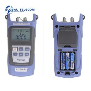 Self calibration Ftth Optical Power Meter with vfl SC FC Connector