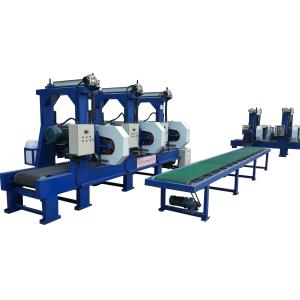 Multiple Heads Horizontal Band Resaw Machine/6 heads Timber cutting bandsaw Mill