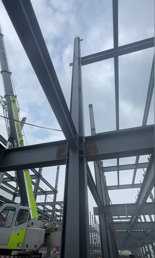 Easy Install Steel Frame Multi Storey Buildings High Strength Office Steel Building