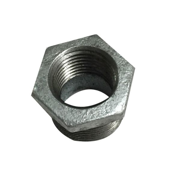 Quality Malleable Iron Hot Dip Galvanized Pipe Bushing Reducer Diameter 20MM wholesale