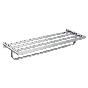 China Polished Sus304 Bathroom Towel Holder Silver For Hotel on sale