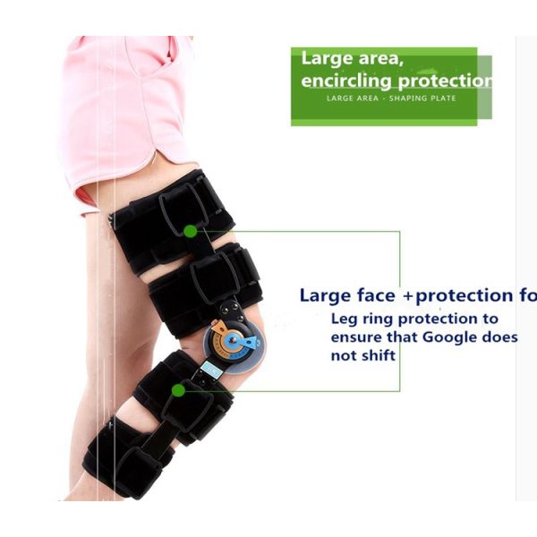 Medical Care Neoprene Hinged Knee Brace Lower Limbs Adjustable Knee Retainer