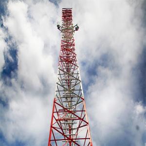 30m Self Supporting Lattice Tower For Communication GSM Tower Made Of Angle