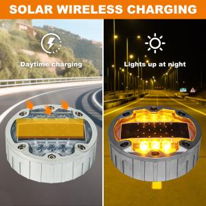 Long-lasting Solar Roadside Markers 7-9 Hours Charging View Distance 500m 72