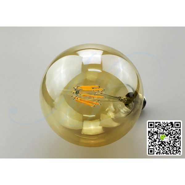 Good Quality Led Edison Bulb G125 Clear Amber Glass Dimmable 6w 8w 12w Vintage Filament Bulb