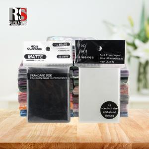Transparent PP Clear Plastic Card Sleeve For Hologram Game Protector Card