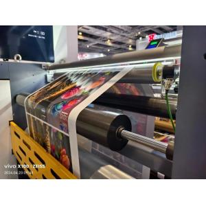 Ink Rollers Separated From Printing Roller On Sleeve Type Flexo Printing Machine