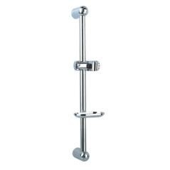 Chrome Color Bathroom Shower Accessories , Shower Head Vertical Slide Bar