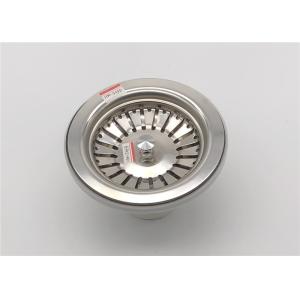 Cheap Mirror Polish Sink Strainer Set Accessories OD 114 Mm Good Filter Effect for sale