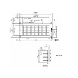 5V Powered Lcd Screen Module STN Character LCM With Yellow Green LED Back Light