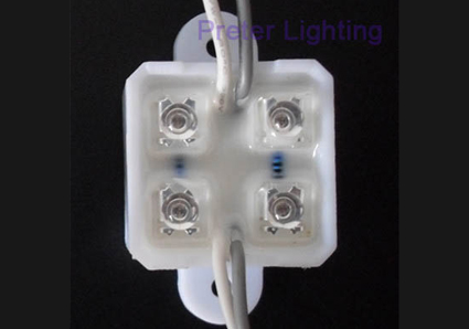 0.48W / 12VDC / LED 4 super flux waterproof plastic SMD LED Module for