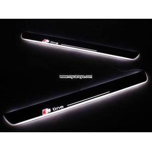 Audi A7 dynamic moving LED lights Door sill Plate threthold Trim Panel
