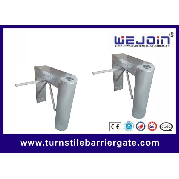 Quality stainless steel rfid access control esd tripod turnstile barrier gate for university library wholesale