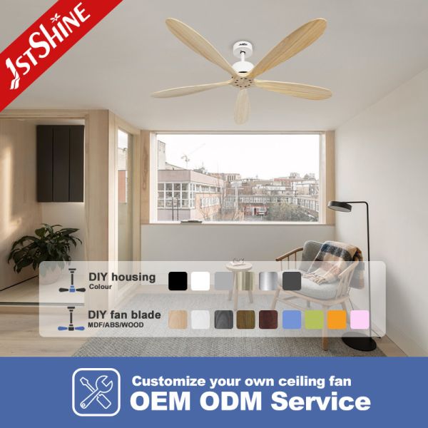 Home Hotel Office Ceiling Fan with Remote Control and Low Noise Operation by