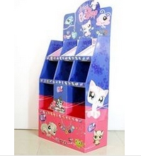 Cheap POP floor display factory with 4C printing for sale