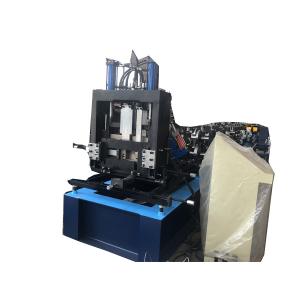 Gcr15 Roller / Chain Drive PLC Control CZ Purlin Roll Forming Machine