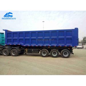 35m3 Cargo Box Tipper Semi Trailer HYVA Lifting System