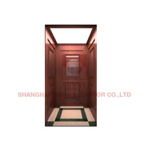 Elevator Parts Villa Elevator Interior Design PVC Floor With Stainless Steel /