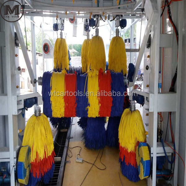 Quality 9 Brushes Automatic Car Washing Machine With Drying 6000*3660*2800 Size wholesale
