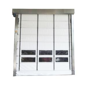 Lightweight Folding Shutter Door Fast 1.5mm PVC Rolling Shutter