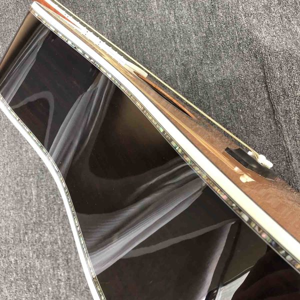 Custom AAAA All Solid Cedar Wood Dreadnought 41" Professional Customized Acoustic Guitar with Tuner Made in Taiwan