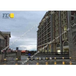 Retractable Electric Parking Bollards Safety Vehicle Access Control 220 Vac