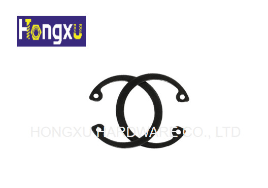 GB894.1-86 65 Manganese Shaft External Clamp C Type Circlip For Shaft Φ 3 - Φ