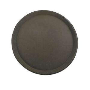 Commercial Nonslip Round Plastic Tray Large Recycled Plastic Plates Rubber