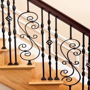 Powder Coating Standard Usa Mild Steel Railing With Modern Handrail Design
