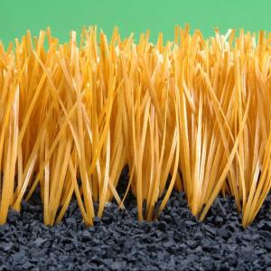 China 32mm Pile Height Yellow Sports Artificial Fake Turf With 11200 Dtex And 14700 Density For Outdoors Decoration on sale