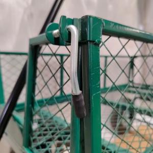 Effortless Material Handling With Garden Mesh Cart And Single Handle