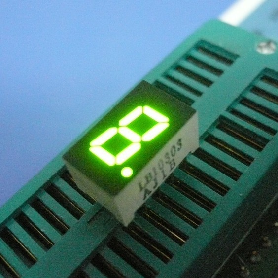 Elegant Design Common Anode Single Digit 7 Segment Display Enviromental