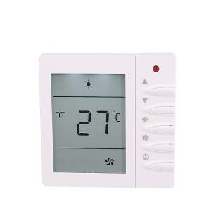 230V Digital Display Thermostat 3 Speed Fan Coil Thermostat For Hvac System