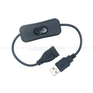 Power ON OFF Controller Male to Female USB 2.0 Type A Switch Cable for Raspberry