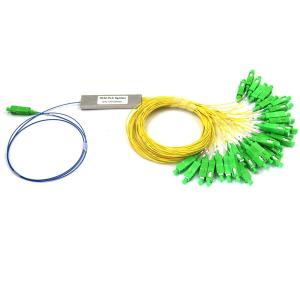 1x32 Fiber Optic Splitter G657A1 1260~1650nm Low Insertion Loss For FTTX Network