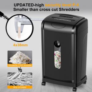 China 225mm Cross Cut Heavy Duty Paper Shredder Machine With Overheat Indication on sale