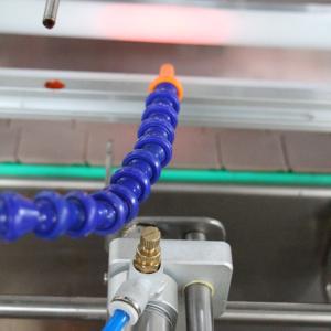 Linear Full Automatic Piston Pump Chocolate Spread Jar Filling Machine