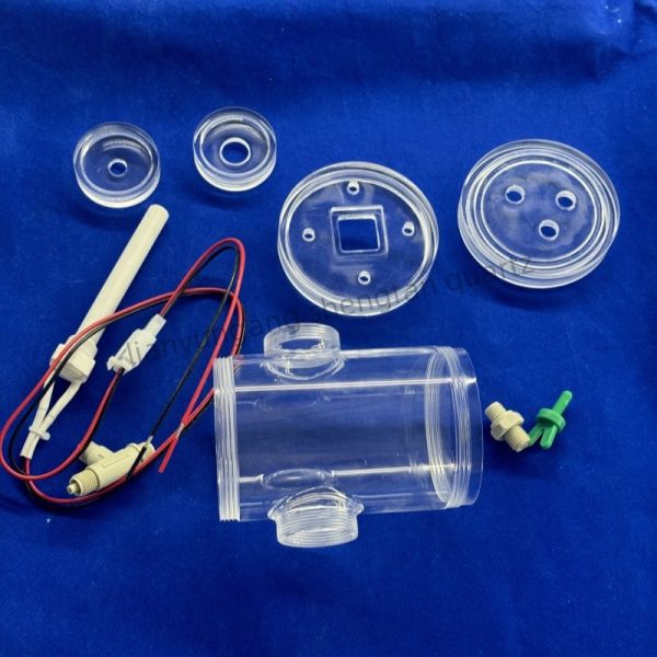 Quality Factory Custom High Temperature Corrosion Resistant Transparent Quartz Thread Pipe Quartz Glass Pipe wholesale