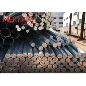 138KV Galvanized Steel Pole with Q235B/A36 Material and 8 Grade Earthquake