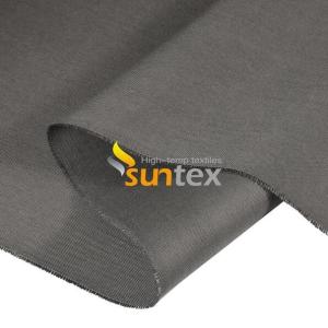 China both side Silicone Coated Fiberglass Fabric Fire Proof Alkali Free on sale