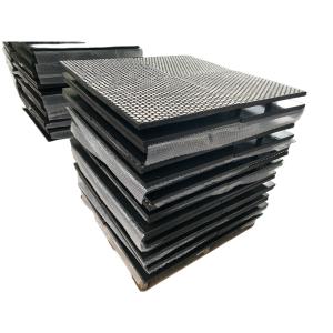 Rectangular Hex High Alumina Ceramic Tiles Ceramic Rubber Composite Liner
