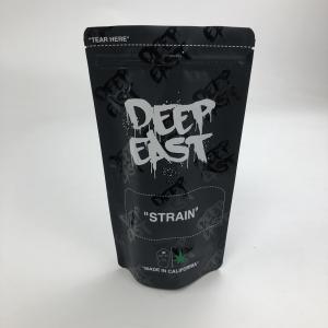 Custom Printed Matt Black Aluminum Foil 250g 1kg 12oz With Stand Up Pouch With