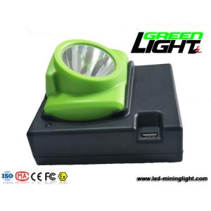 ATEX 13000lux LED Miner Cap Lamp 240lum For Industrial Mining Lighting