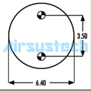 2B9-253 Low Noise Level Goodyear Air Spring W01-358-6945 Firestone Industrial