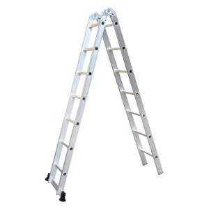 China En131 6.02m 2X11 Aluminium Step Ladder on sale