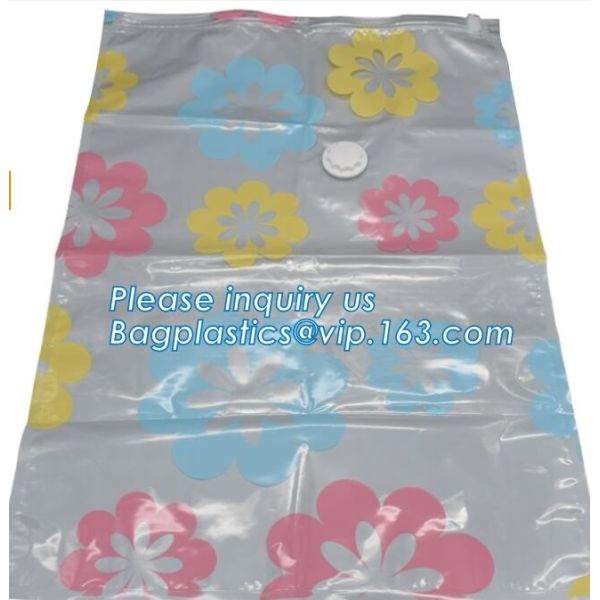 Quality Bedding Use and PE Plastic Type home storage space saver bags, saving vacu seal bags for clothing use, blankets Use vacu wholesale